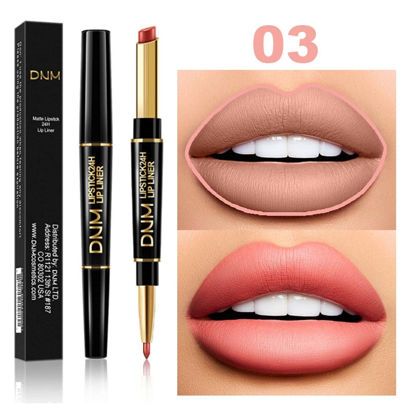 DNM Lippenstift-Set, wasserdicht, matt, Stift, Langanhaltend