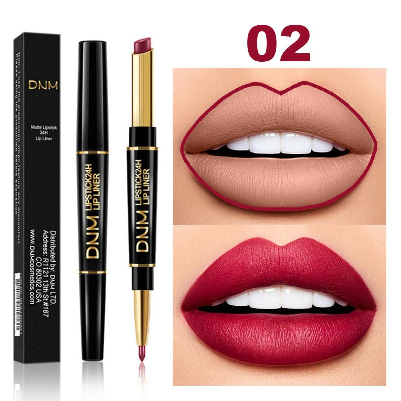 DNM Lippenstift-Set, wasserdicht, matt, Stift, Langanhaltend