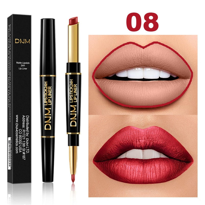 DNM Lippenstift-Set, wasserdicht, matt, Stift, Langanhaltend