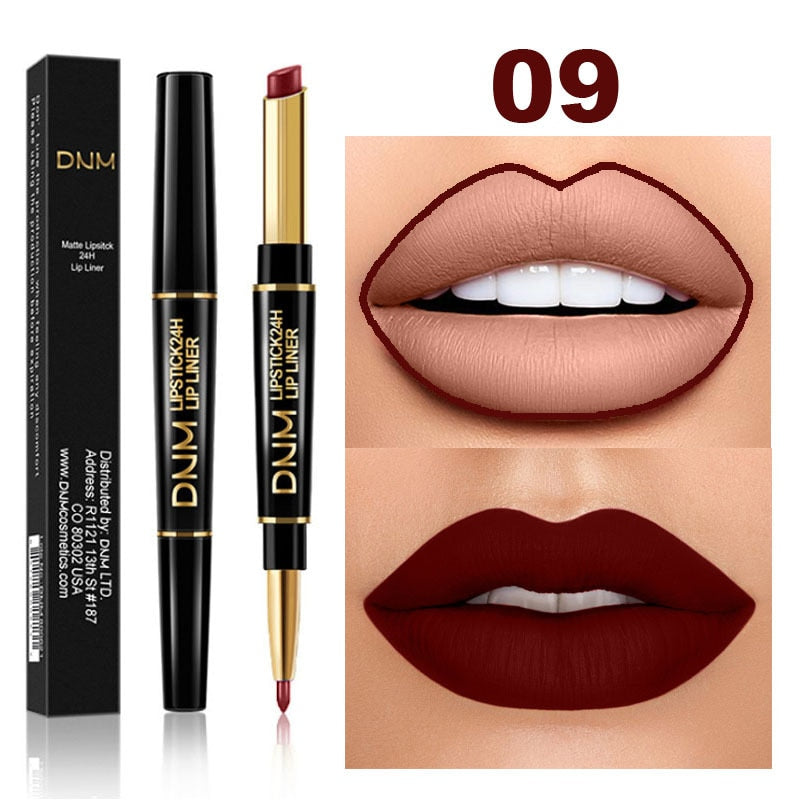 DNM Lippenstift-Set, wasserdicht, matt, Stift, Langanhaltend