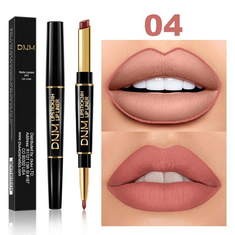 DNM Lippenstift-Set, wasserdicht, matt, Stift, Langanhaltend